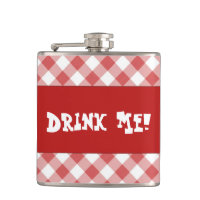Red Gingham Drink