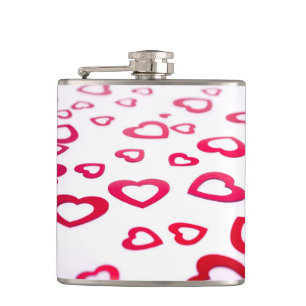 Petaca Red hearts