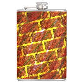 Petaca Red stained, graze, golden grating or brick effect