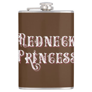 Petaca Redneck Princess Fancy Text
