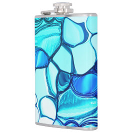 Petaca Redondo como piedras en tonos similares a los de l