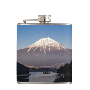 Petaca Reflexión del lago Mt Fuji