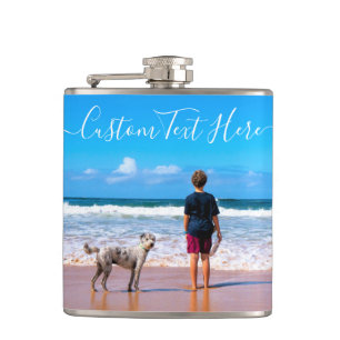 Petaca Regalo de frasco de foto de mascota personalizada 