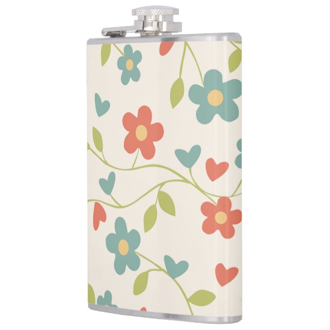 Petaca Regalo de frasco floral (Izquierda)