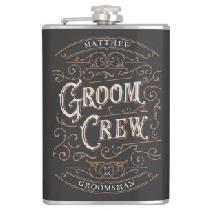 Petaca Regalo de Groomsmen personalizado