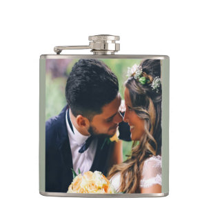 Petaca Regalo de la foto de los pares de la boda del