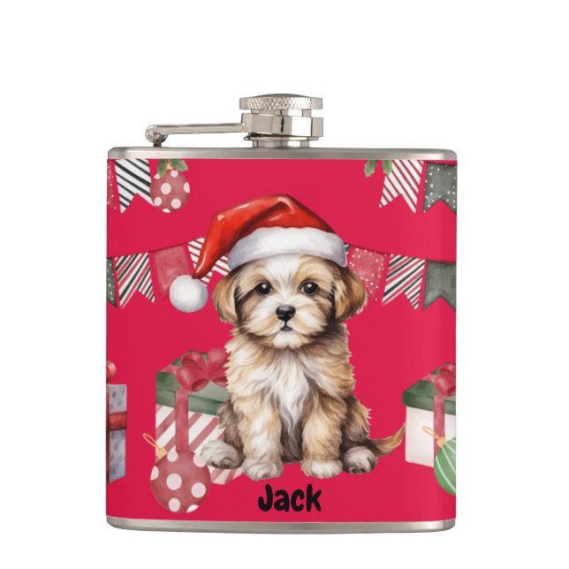 Petaca Regalo de navidades personalizados para amante de  (Anverso)