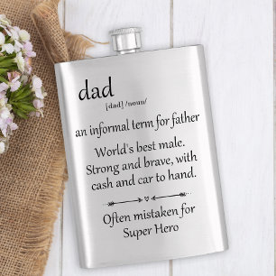 Petaca Regalo del Día del Padre Superhéroe