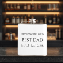 Regalo moderno de frasco personalizado para el mej