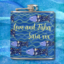 Petaca regalo para el amante de la pesca