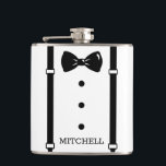 Petaca Regalo personalizado de la máscara de regalo de lo<br><div class="desc">Regalo personalizado de la máscara de regalo de los Groomsmen</div>
