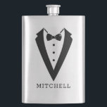 Petaca Regalo personalizado de la máscara de regalo de lo<br><div class="desc">Regalo personalizado de la máscara de regalo de los Groomsmen</div>