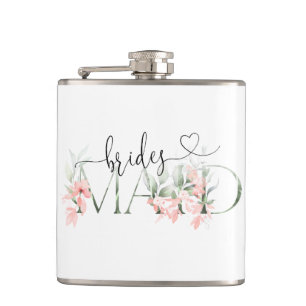 Petaca Regalos de la dama de honor Flask Floral Wedding P