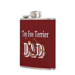 Petaca Regalos de Toy Fox Terrier Dad