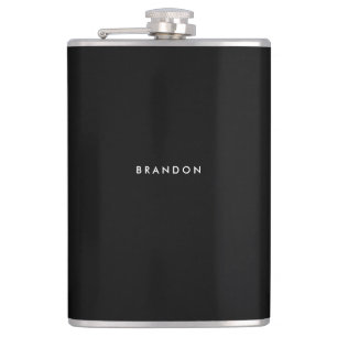 Petaca Regalos Personalizados Para Hombres Black Flask 8o