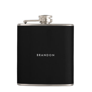 Petaca Regalos Personalizados Para Hombres Carne Negra