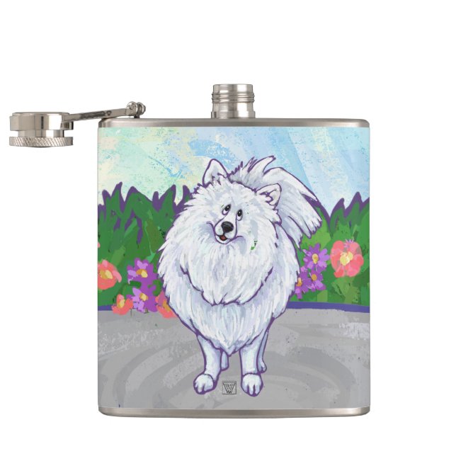 Petaca Regalos y accesorios de Pomerania Blanca (Abierto)