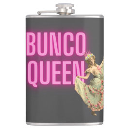Petaca Reina de Bunco Vintage Divertida