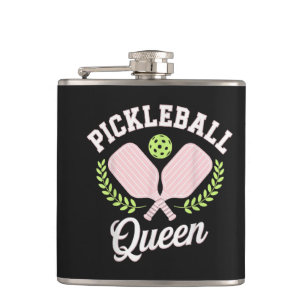 Petaca Reina de Pickleball Divertida Jugadora de Pickleba