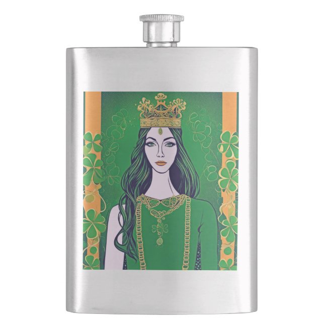 Petaca Reina de San Patricio (Anverso)