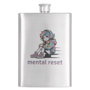 Petaca Reinicio Mental – Diseño de Ropa Urbana Anime Rela