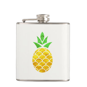 Petaca Relieve metalizado de verano personalizado Oro Pi
