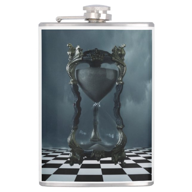 Petaca Reloj de arena (Anverso)