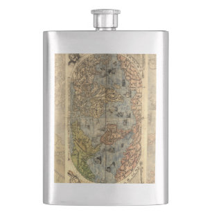 Petaca Renacimiento del Mapa Antiquev de Forlani de 1565