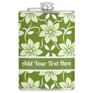 Petaca Repetición de Flor de Olivo Personalizada