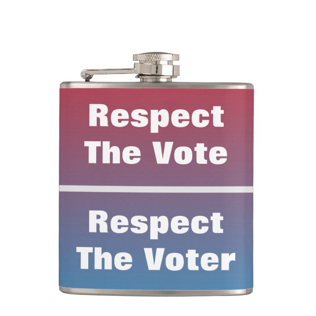 Petaca Respeto al voto y al votante (Anverso)