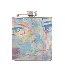 Petaca Resumen de color moderno "Fancy Wraped Flask