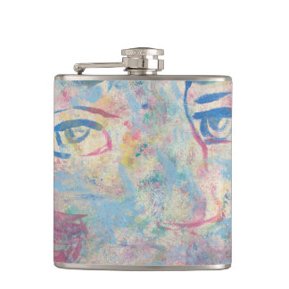 Petaca Resumen de color moderno "Fancy Wraped Flask