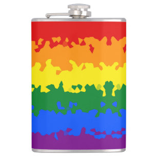Petaca Resumen de la bandera del orgullo gay