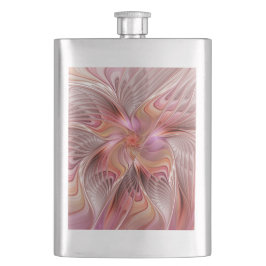 Petaca Resumen mariposa colorida Fantasía arte fractal