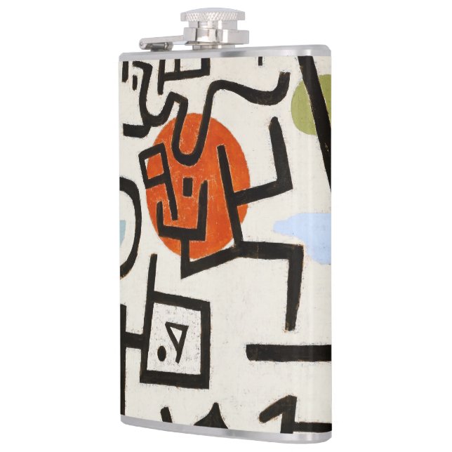 Petaca Resumen moderno de Paul Klee "Rich Port" (Izquierda)