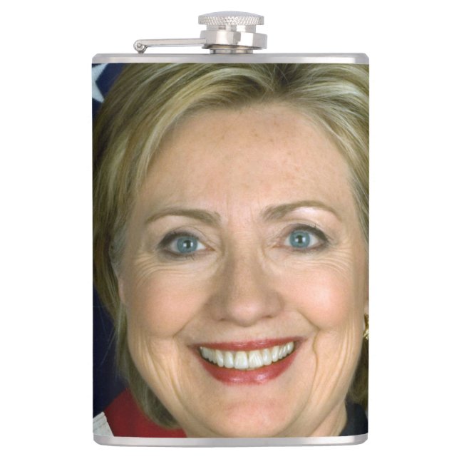 Petaca Retrato Oficial de Hillary Clinton (Anverso)