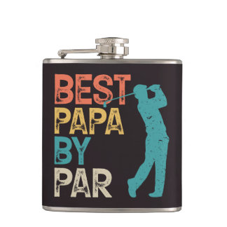 Petaca Retro Golfer - Mejor Papa Por Par