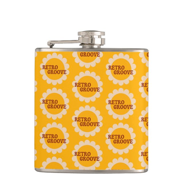 Petaca Retro Groove Flask (Anverso)