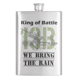 Petaca Rey de batalla - 13B Traemos la lluvia