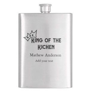 Petaca Rey de la cocina agregar nombre chef panadería coc