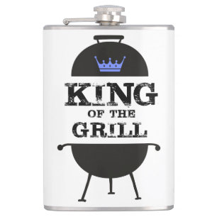 Petaca Rey Del Grill, Corona Azul Negra
