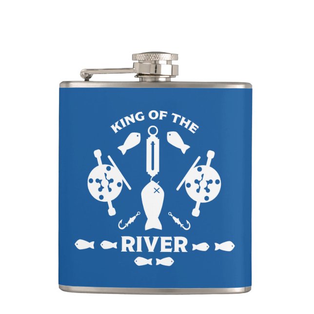 Petaca Rey Del Río (Anverso)