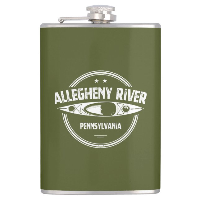 Petaca Río Allegheny, Pensilvania (Anverso)