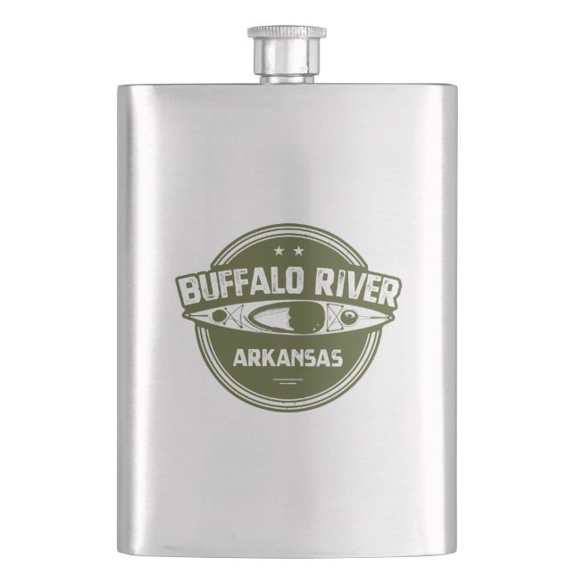 Petaca Río Búfalo, Arkansas (Anverso)