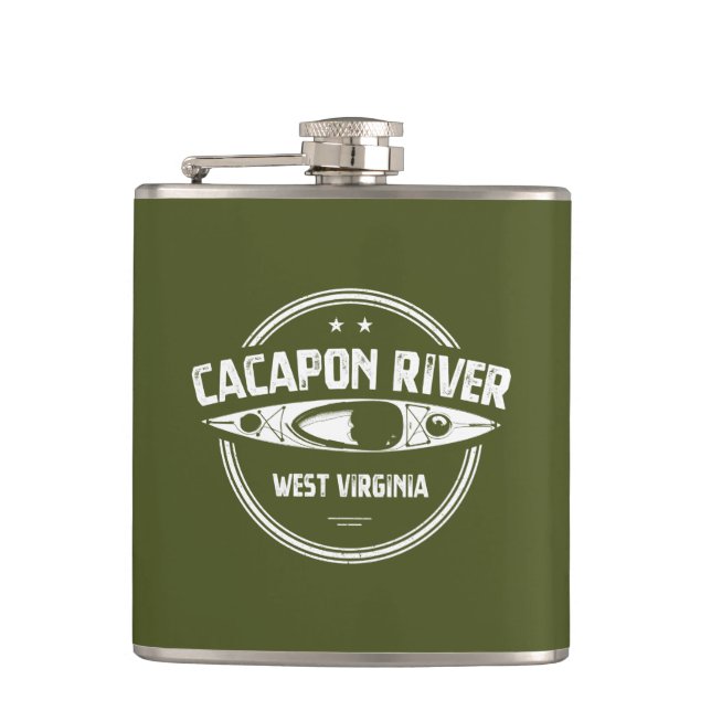 Petaca Río Cacapon, Virginia Occidental (Anverso)