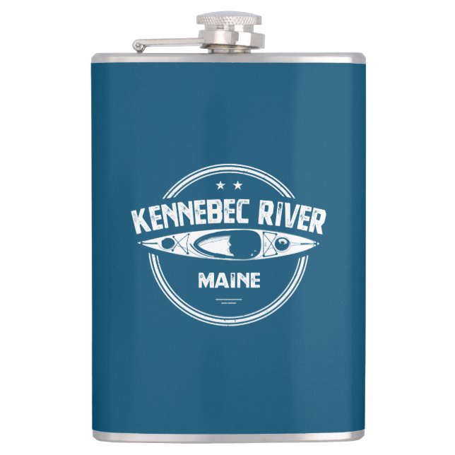 Petaca Río Kennebec, Maine (Anverso)