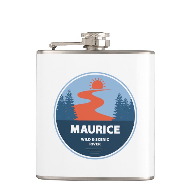 Petaca Río Maurice Salvaje y Escénico (Anverso)
