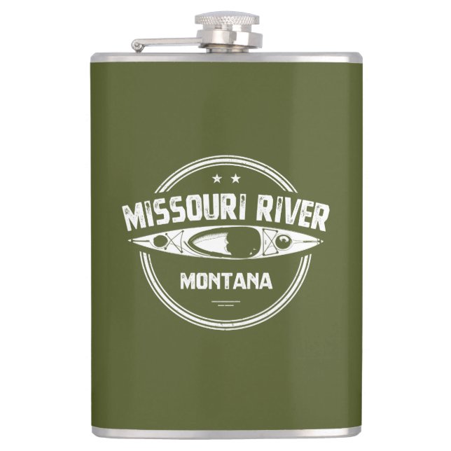 Petaca Río Missouri, Montana (Anverso)