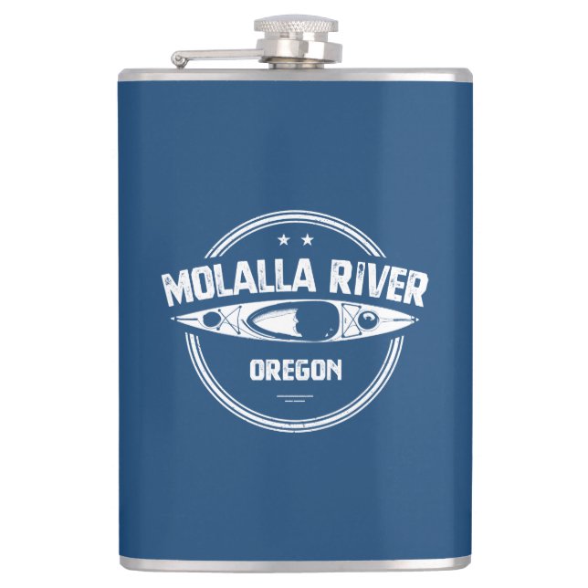 Petaca Río Molalla Oregon Kayaking (Anverso)