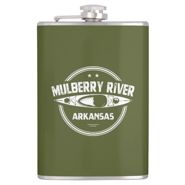 Petaca Río Mulberry, Arkansas (Anverso)